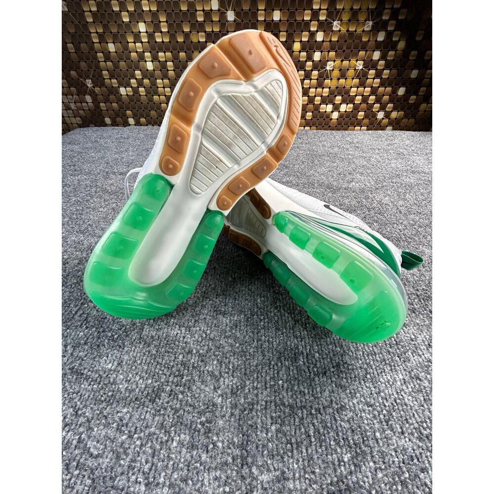 Nike Air Max 270 Women's White Green Running Shoes Size 8 - Picture 6 of 13